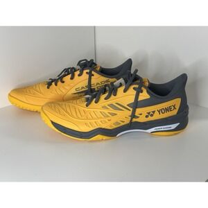 Yonex, POWER CUSHION Cascade Drive Badminton Shoes, Yellow/Graphite, Size 11‎